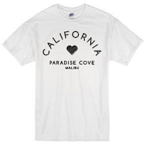 California Paradise Cove Malibu white T-shirt