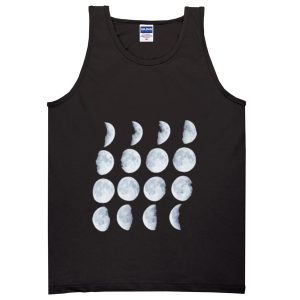 Phases of the Moon Adult tank top