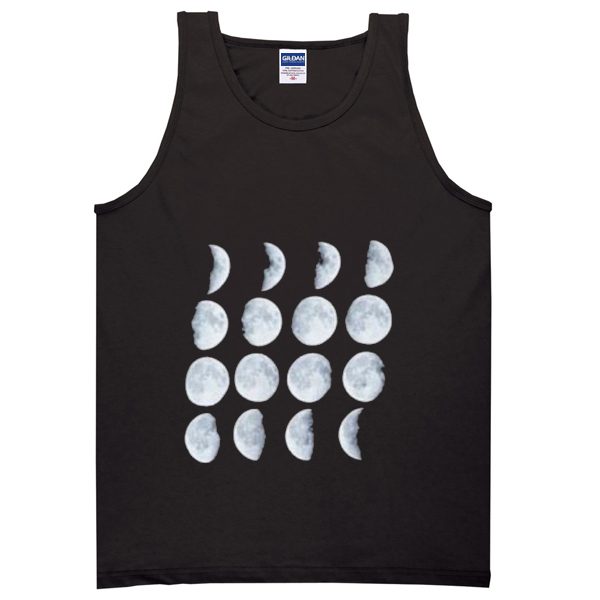 Phases of the Moon Adult tank top