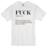 Fuck Meaning T-shirt
