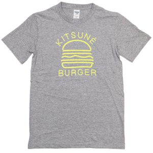 Kitsune Burger Grey T-shirt