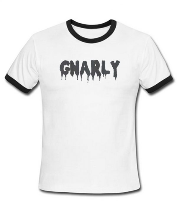 gnarly unisex ringer t-shirt