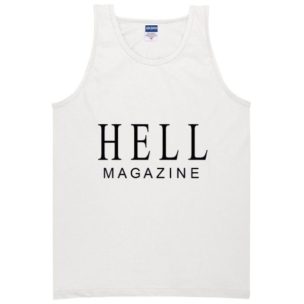 hell magazine Adult tank top