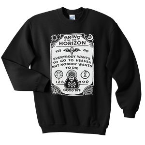 bring me the horizon spirit board sweatshirt