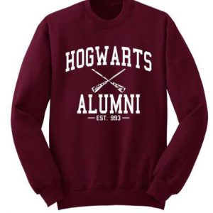 Hogwarts Alumni Burgundy Sweatshirt