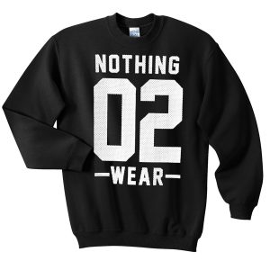 number nothing wear sweatshirt