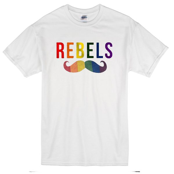 rebels mustache t-shirtrebels mustache t-shirt