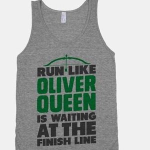 run like oliver queen tanktop