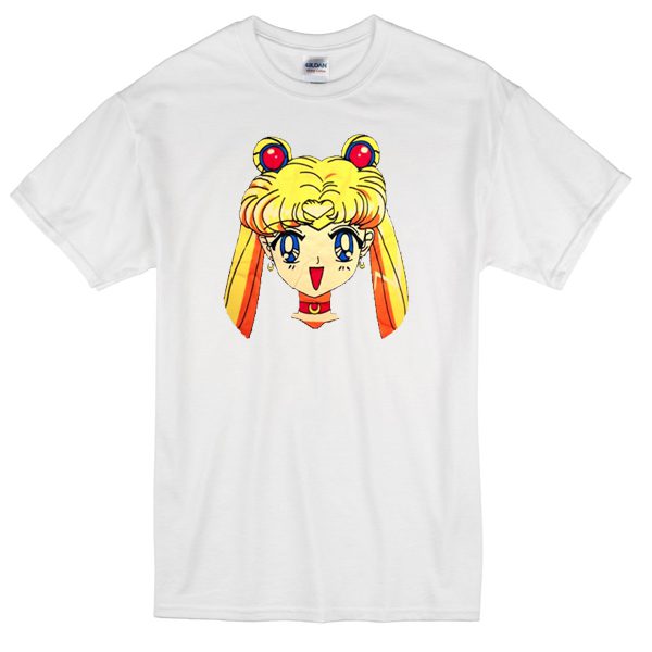 sailormoon face t-shirt