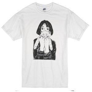the cat girl custom t-shirt