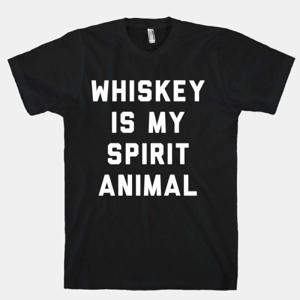 whiskey-is-my-spirit-animal-t-shirt