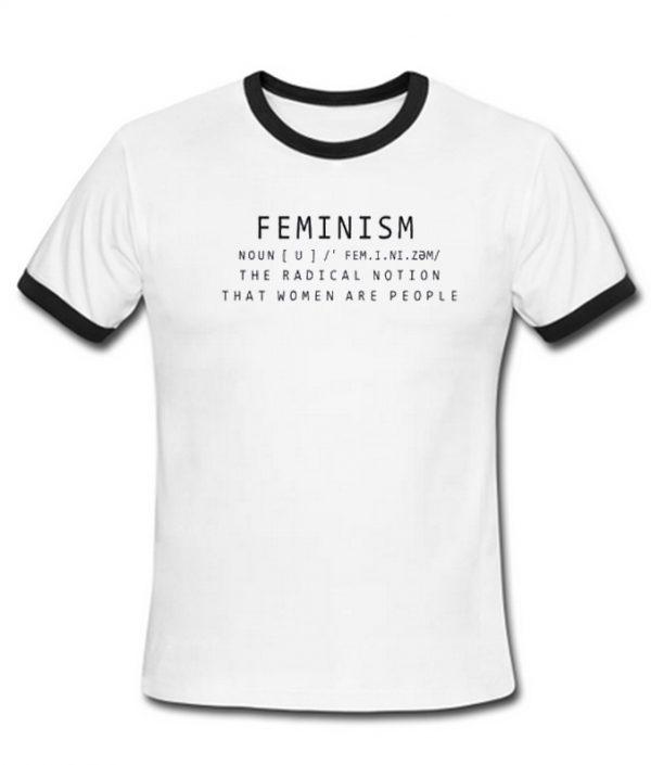 feminism unisex ringer t-shirt