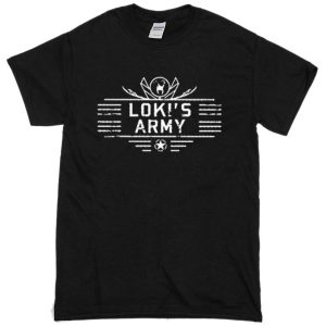 loki army adult t-shirt