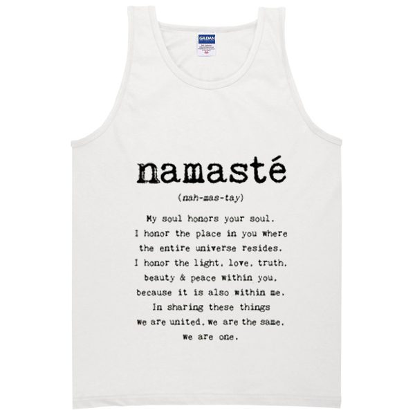 namaste Adult tank top