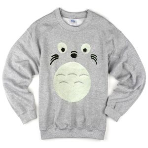 totoro-face-sweatshirt