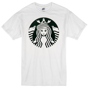 ariel mermaid starbucks t-shirt