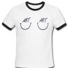 art tits ringer t-shirt