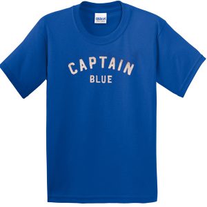 captain blue t-shirt