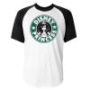 princess disney starbucks coffee raglan t-shirt