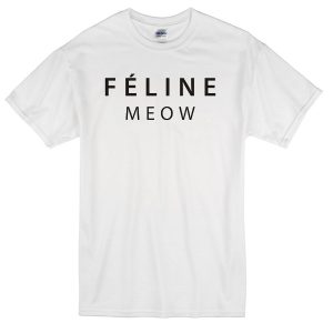 feline meow tumblr t-shirts