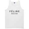 feline meow tanktop