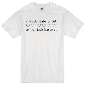 Jack Bakarat love T-shirt