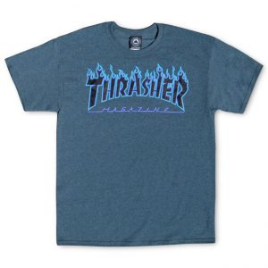 Thrasher blue flame T-shirt