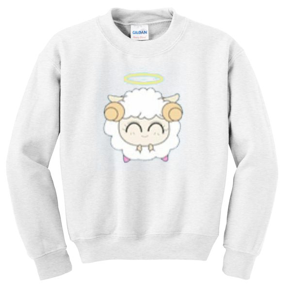 cute angel sheep sweatshirt