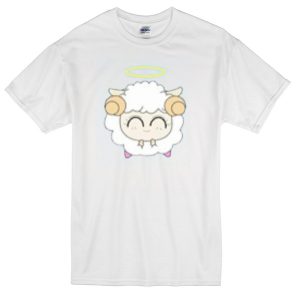 cute angel sheep t-shirt