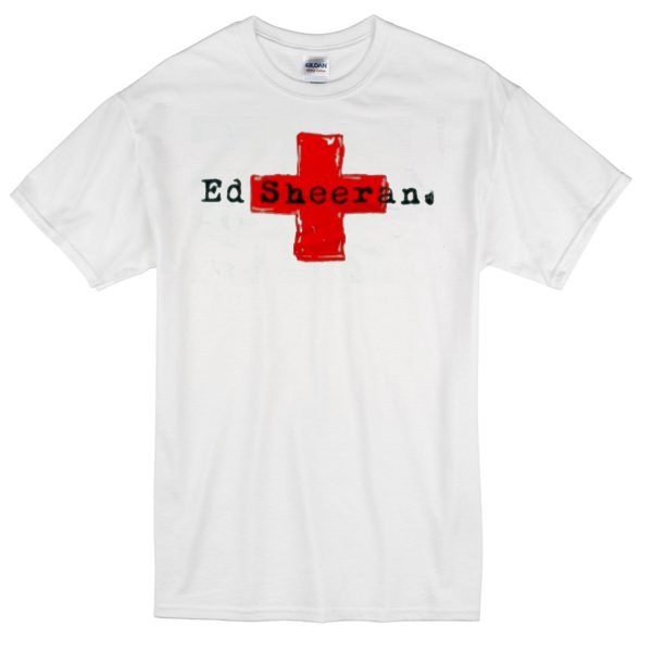 ed sheeran redcross t-shirt