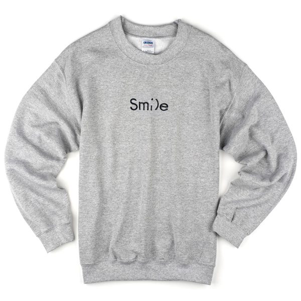 smile emoticon sweatshirt