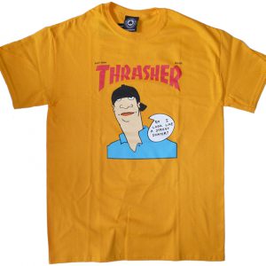 thrasher yellow t-shirt