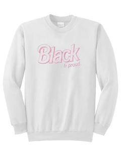 black and proud sweatshirt