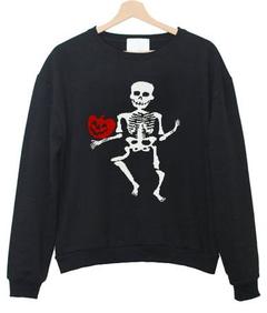 dans skeleton sweatshirt