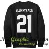 Blurryface 21 Pilots Twenty One Pilots Sweatshirt Back