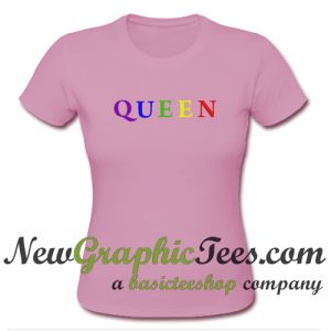 Queen T shirt Pink