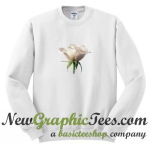 Rose Sweatshirt White