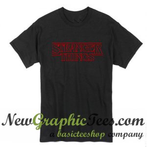 Stranger Things Logo T Shirt