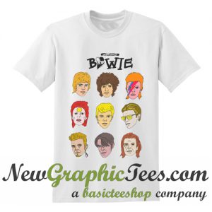 The Many Faces Of Bowie Explore Rad Bowie T Shirt