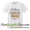 Cheese Fries Print T Shirt