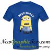 Disney Despicable Me Minions Need Coffee T Shirt