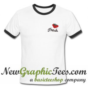 Strawberry Fresh Ringer Shirt