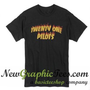 Twenty One Pilots Fire Logo T Shirt