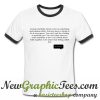 Loving others always costs us something and requires effort Ringer Shirt