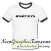 Sunset BLVD Ringer shirt