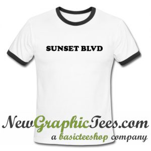 Sunset BLVD Ringer shirt