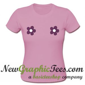 Boob Flower T Shirt