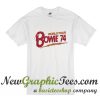 Bowie World Tour 74 T Shirt