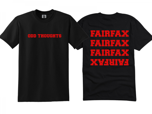 Odd Thoughts Fairfax T Shirt Twoside