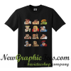 Street Fighter 2 Continue Faces T Shirt